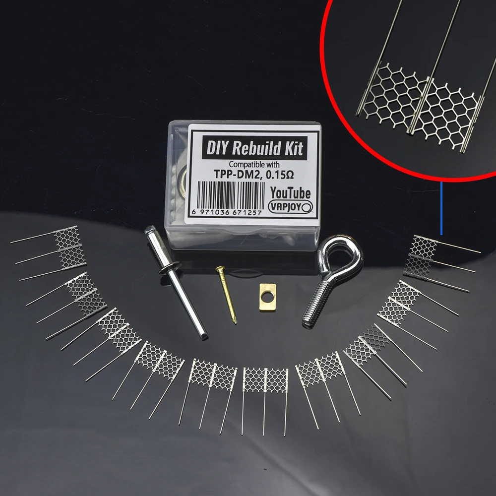 Набор для самостоятельного ремонта TPP DM1 DM2 0.15ohm 0.2ohm сетчатая катушка