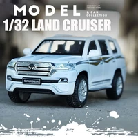 132 toyota land cruiser prado metal toy alloy car diecast toy vehicles car model 6 doors can opened toy for children gifts