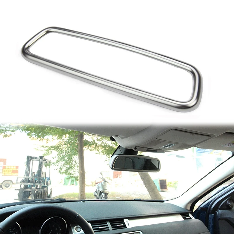 

ABS Хромированная Автомобильная Внутренняя крышка зеркала заднего вида отделка зеркала заднего вида украшения для BMW Land Rover Range Rover Jaguar