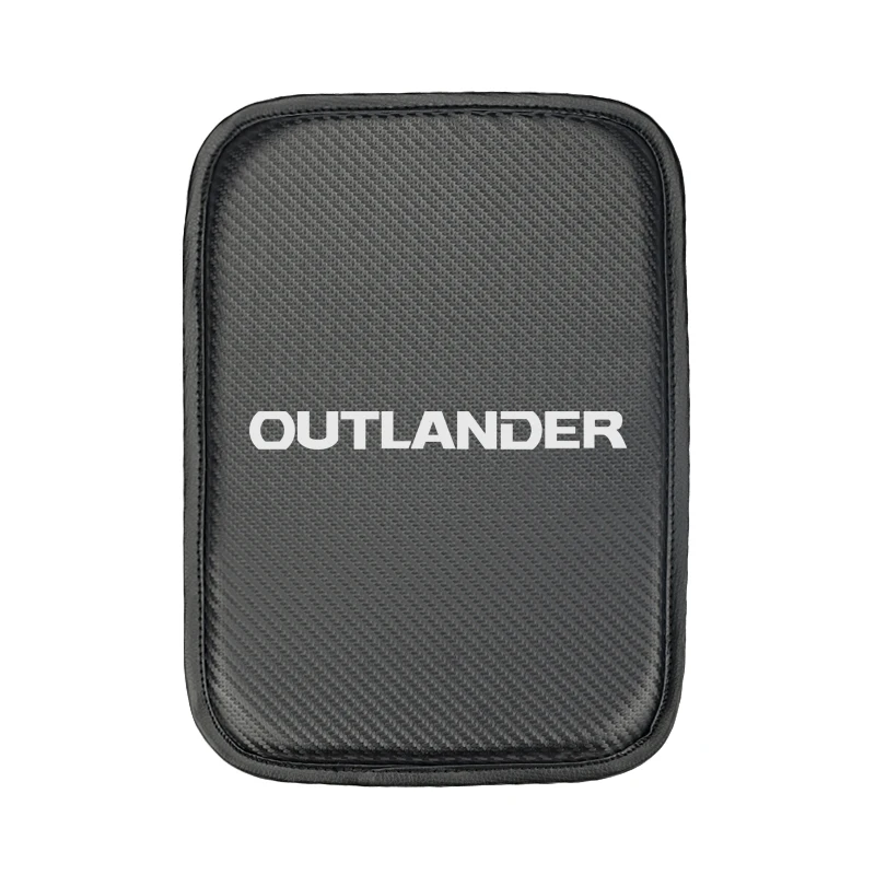 Outlander Интерьерный универсальный размер, автомобильный подлокотник, накладки для Mitsubishi ASX Lancer Outlander RVR Pajero, спортивные аксессуары, автостайлинг - Название цвета: Outlander