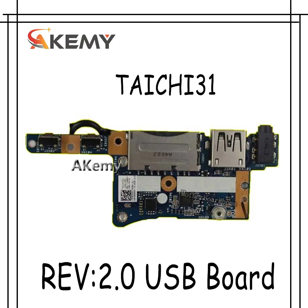 Для For Asus TAICHI31 REV: 2 0 аудио кард ридер USB плата 69N0NWB10C01 100% тестирование Быстрая