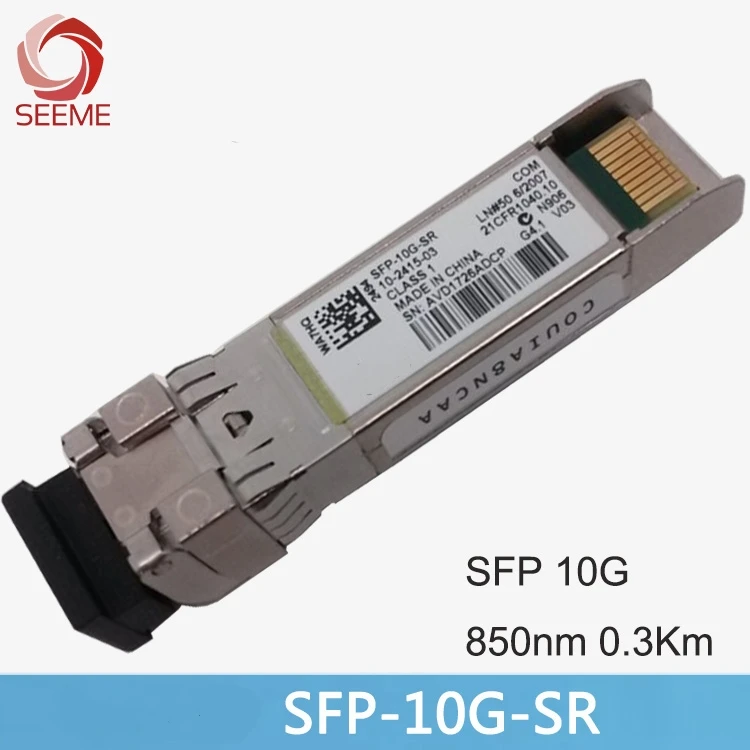 Оригинальный SFP-10G-SR приёмопередатчик типа SFP 10G 850NM 0 3 км V03 Новый Оптическое