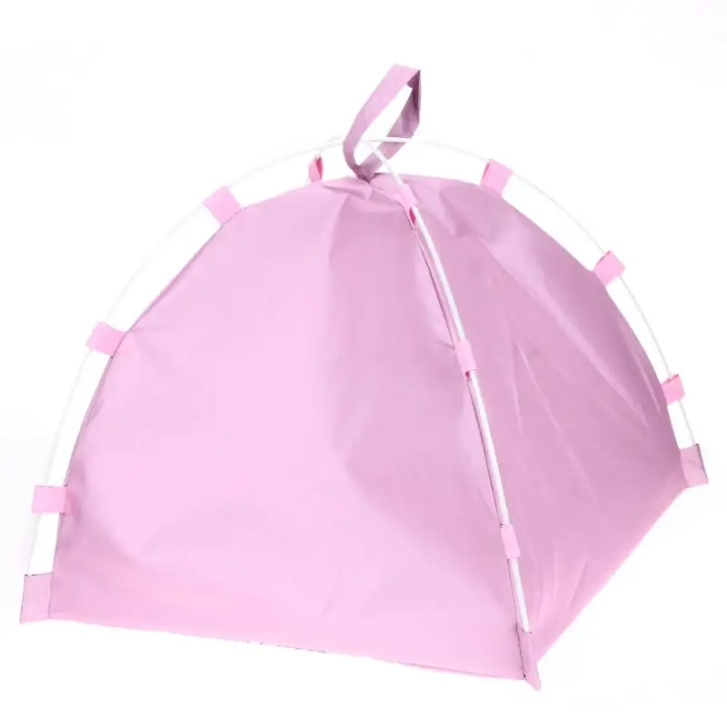 Portable Foldable Cute Pet Dogs Tent Outdoor Indoor Tent For Kitten Cat Small Dog Puppy Kennel Room Cats Nest House