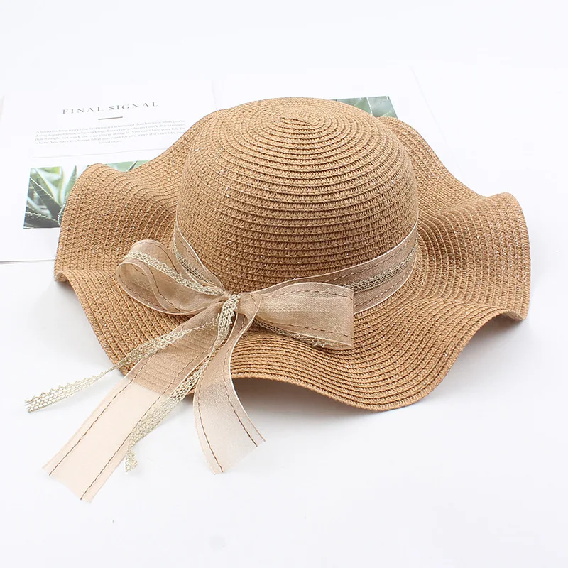 Шляпка от солнца USPOP с широкими полями женская Соломенная пляжная Панама