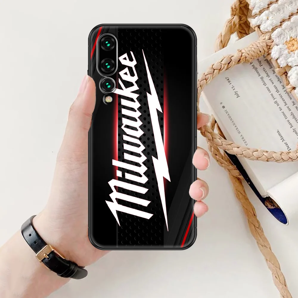 

Milwaukees Brand toolbox Phone case For Huawei P Mate P10 P20 P30 P40 10 20 Smart Z Pro Lite 2019 black pretty prime luxury