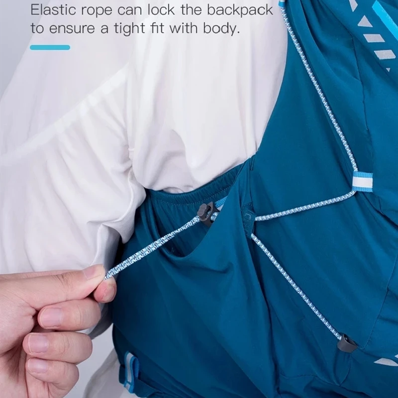 AONIJIE C962S 12L Hydration Backpack Pack Bag Vest Soft Water Bladder Flask for Hiking Trail Running Marathon Race Bag 1.5L