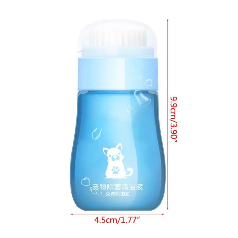 

Pet Foot Cleaning Cup Dog Paw Disposable Sterilization Gel Grooming Brush