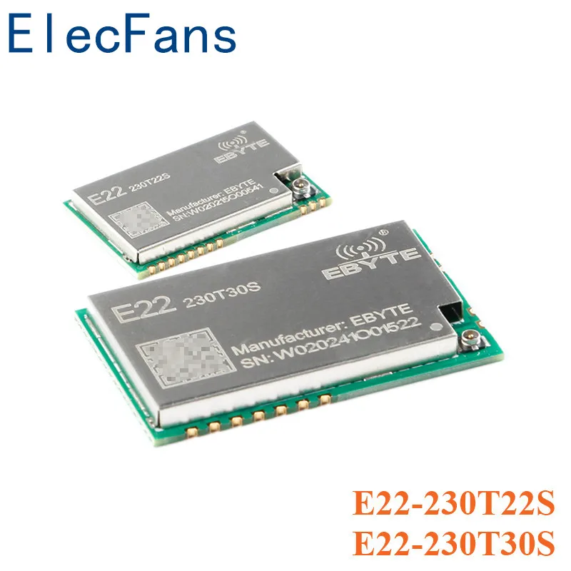 SX1268 433 м UART Беспроводной передатчик и приемник модуль RF E22-230T22S E22-230T30S заменить SX1278