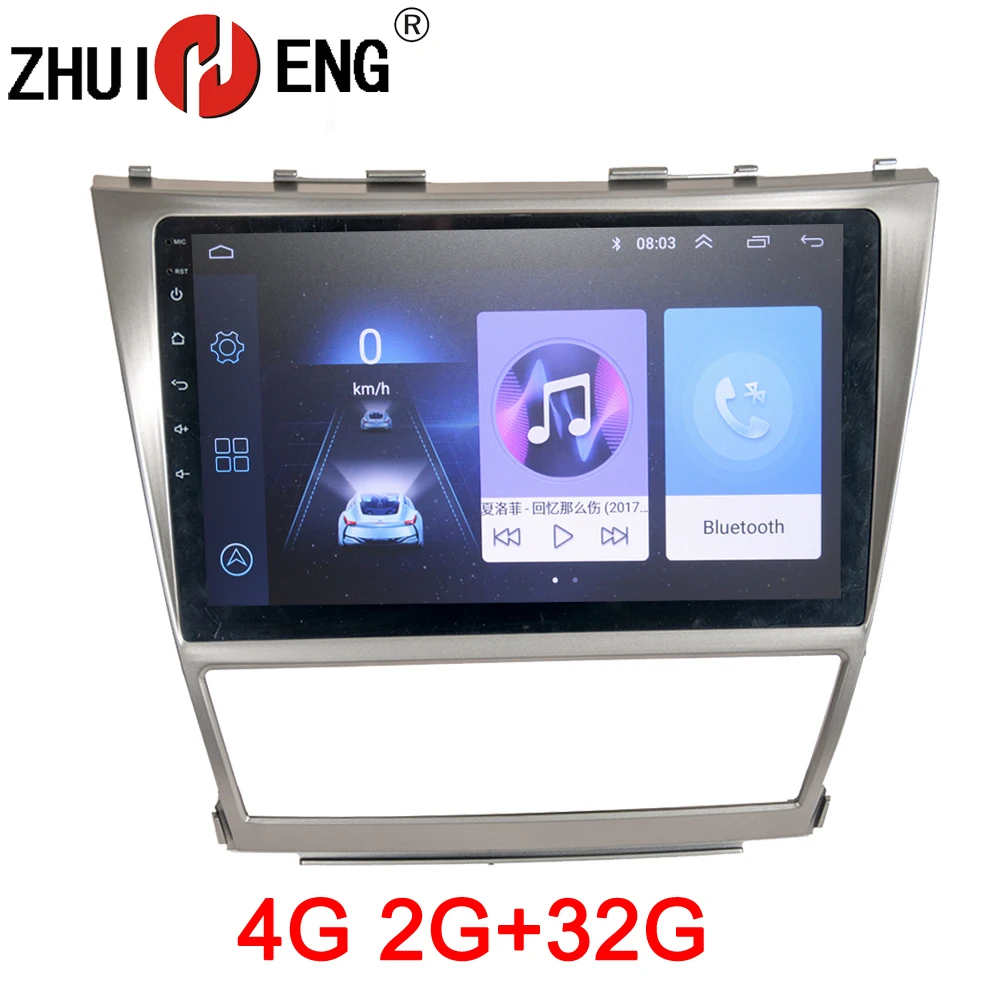 ZHUIHENG 2G + 32G Android 8 1 автомобильный радиоприемник для Toyota Camry AURION v40 2006 2011