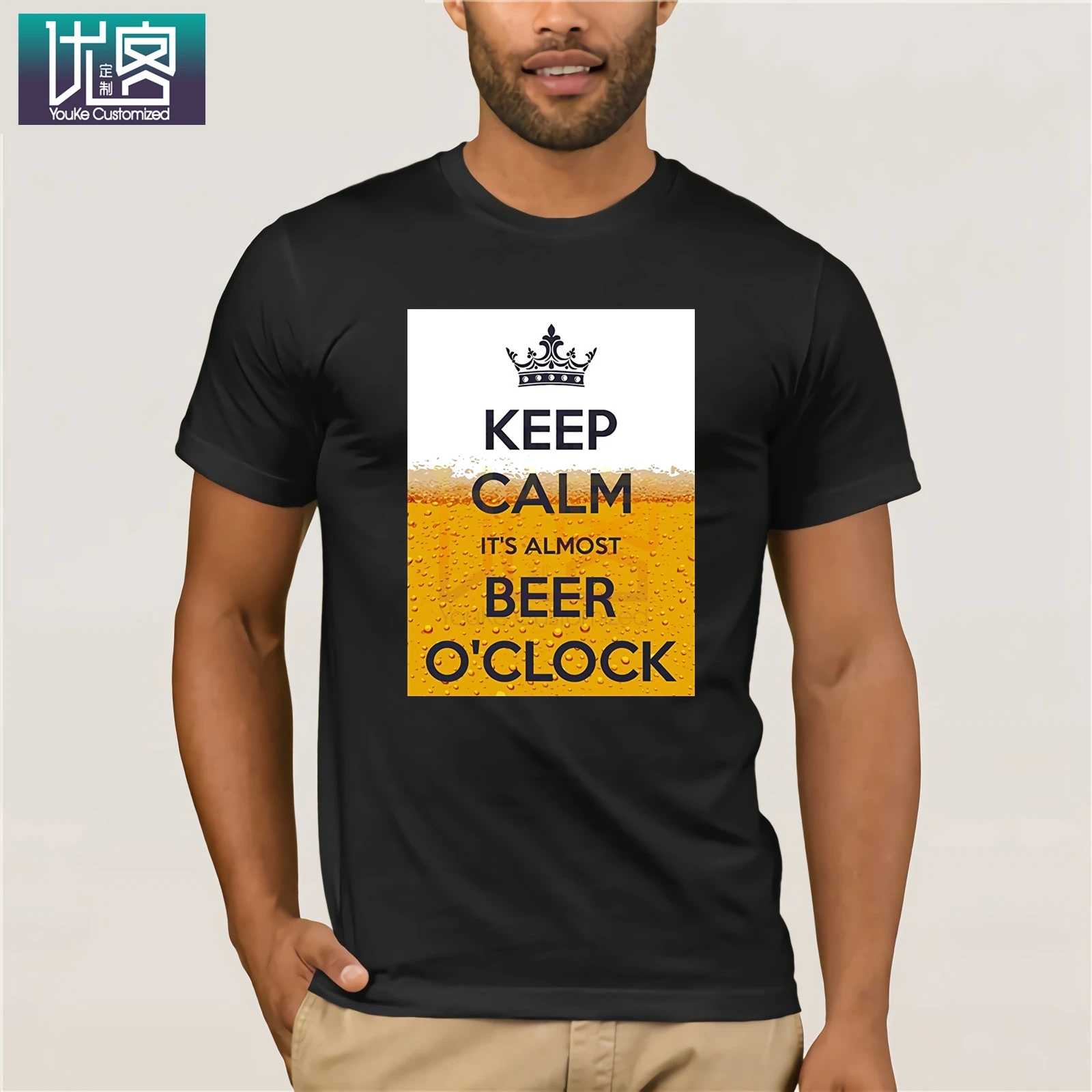 Мужская Повседневная Футболка Keep Calm футболка в стиле хип хоп с надписью Masks