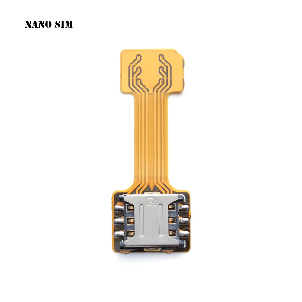 Nano Sim Полезная универсальная гибридная sim-карта с двумя sim-картами адаптер Micro SD удлинитель Nano Cato Android телефон для iphone для xiaomi - Color: Nano Sim