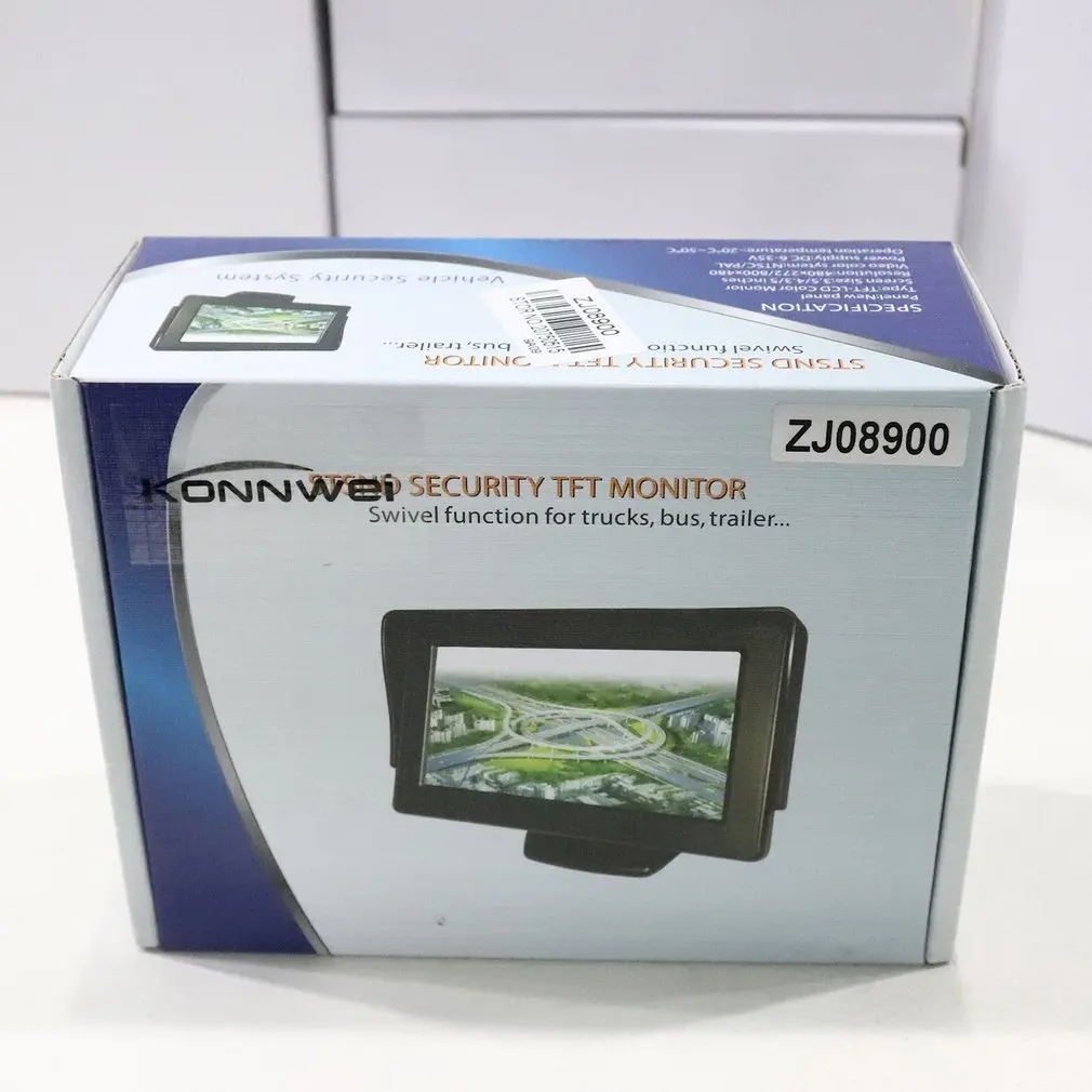 5-дюймовый цветной TFT LCD Мини-монитор заднего вида для DVD VCD камера | Автомобили и