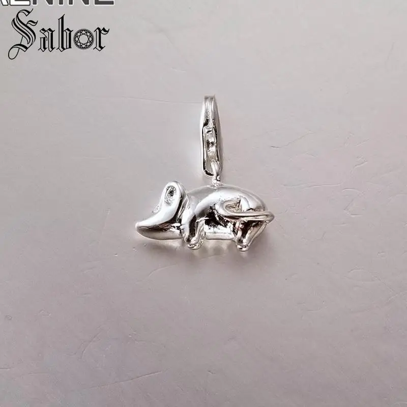 Модные посеребренные Подвески в виде мышей Diy животные подходят для браслетов и