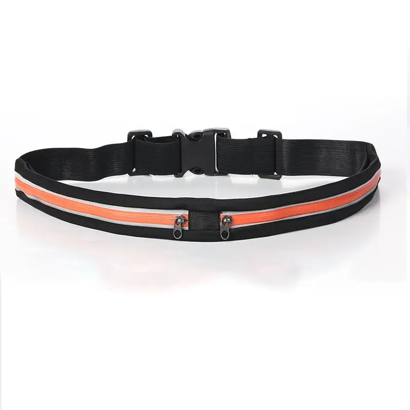 Водонепроницаемая поясная сумка на бедра с двойным карманом регулируемый