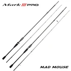 Спиннинговые удилища для приманки MADMOUSE MARK III PRO, вес 1,98 м, 2,09 м, 2,28 м, NML, вес 3-21 г, 2 шт.