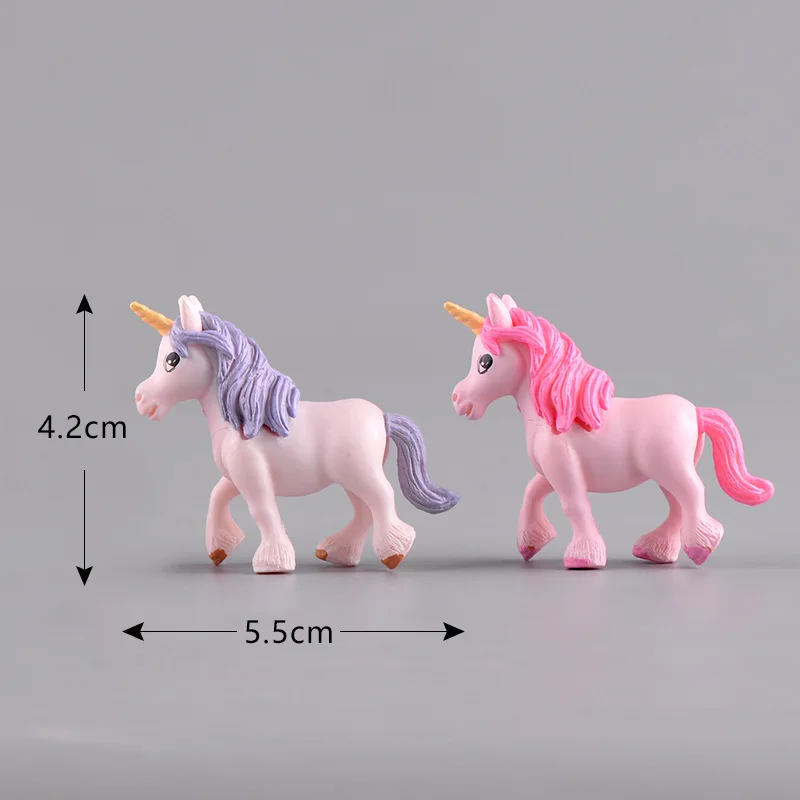 BAIUFOR животные миниатюры Единорог Сказочный Сад миниатюра суккуленты