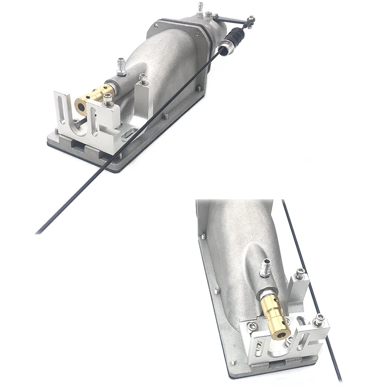 Dolphin-35mm metal water jet propeller ship model aluminum alloy jet. Impeller diameter: 35mm nozzle 18mm |