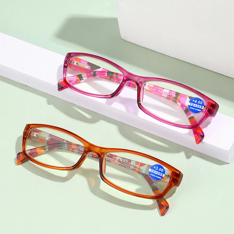 

Очки для чтения с защитой от сисветильник света, HD очки для дальнозоркости с квадратной оправой, модные трендовые очки для женщин, + 1,0 + 1,5 + 2,0 ...