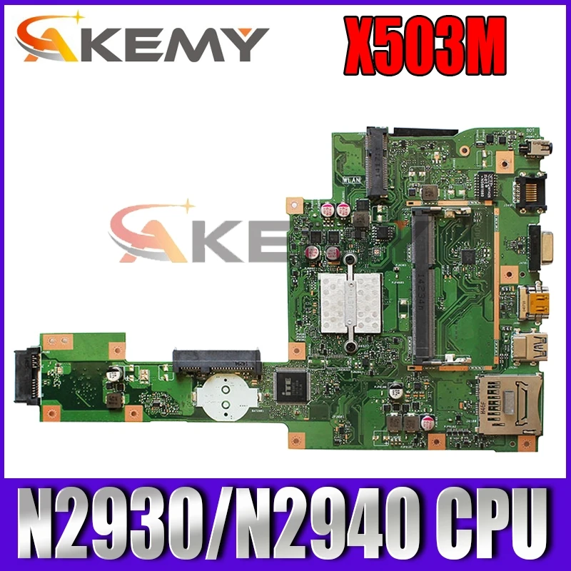 

For Asus X503M F553MA F553M X553MA Laptop mainboard With N2930/N2940 DDR3 REV:2.0 X553M X553MA Motherboard 100% Fully Tested