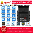 OBD2 сканер Vgate VLinker MC + ELM327 V2.2 с BT для AndroidIOSWindows ELM 327 Wifi инструмент для диагностического сканирования автомобиля PK OBDLINK MC