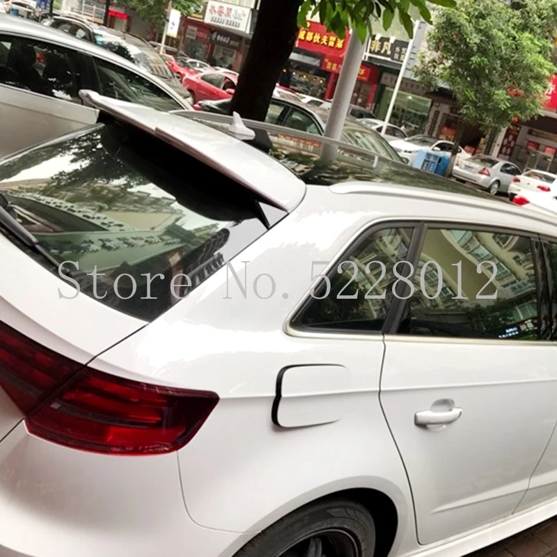 Для Audi A3 Sportback 2012-2015 ABS спойлер праймер цвет автомобиля украшение в виде