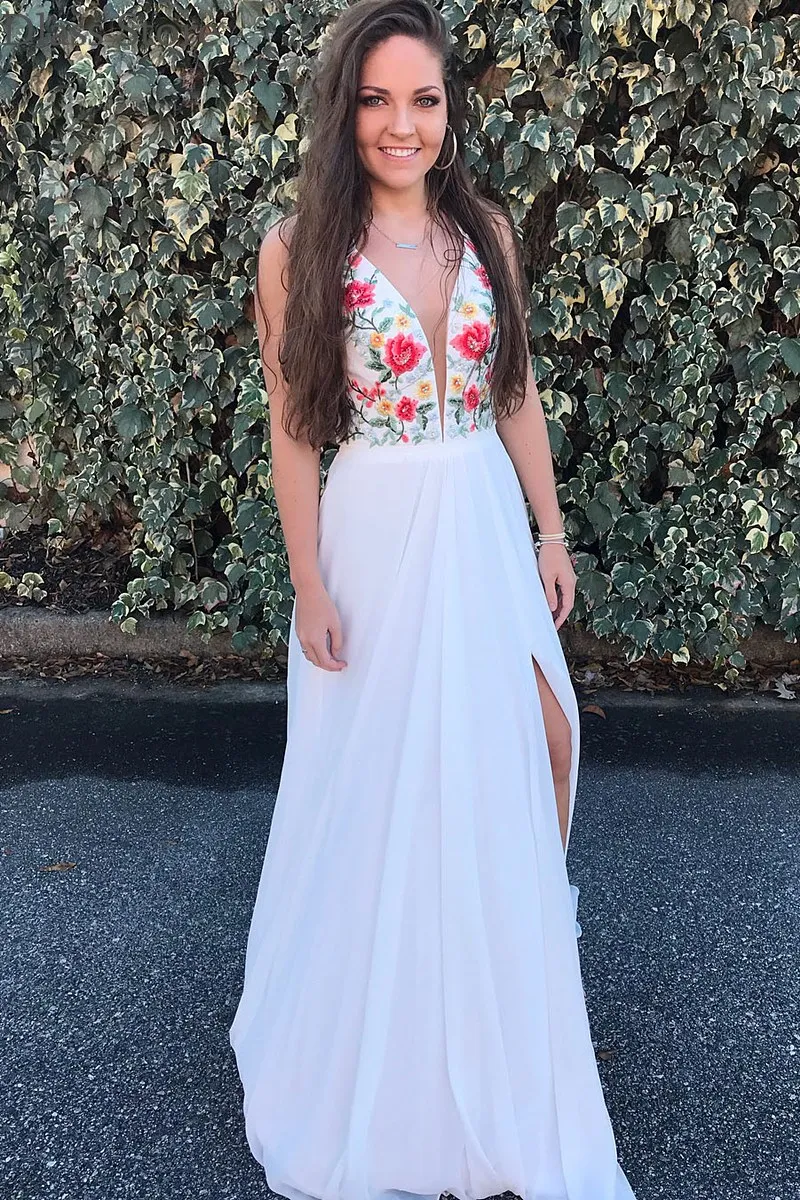 

Женское шифоновое платье на бретелях-спагетти, белое элегантное ТРАПЕЦИЕВИДНОЕ ПЛАТЬЕ с аппликацией, топы для выпускного вечера, 2020
