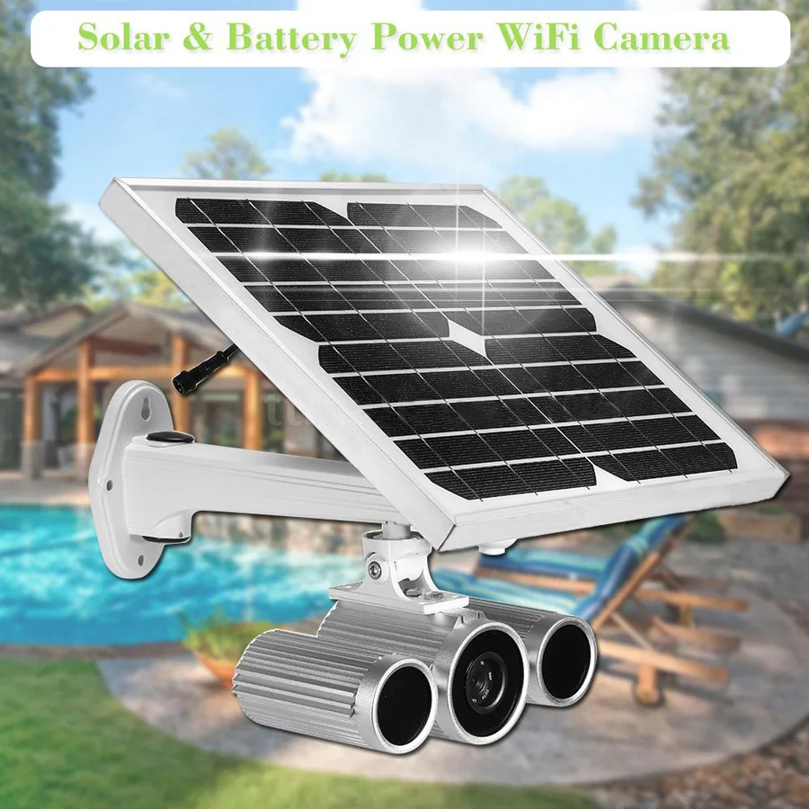 Funxwe FW26 солнечной энергии батарея ed 1080P WiFi IP камера беспроводная P2P Starlight CCTV наружная безопасность ночное видение ИК 80 м