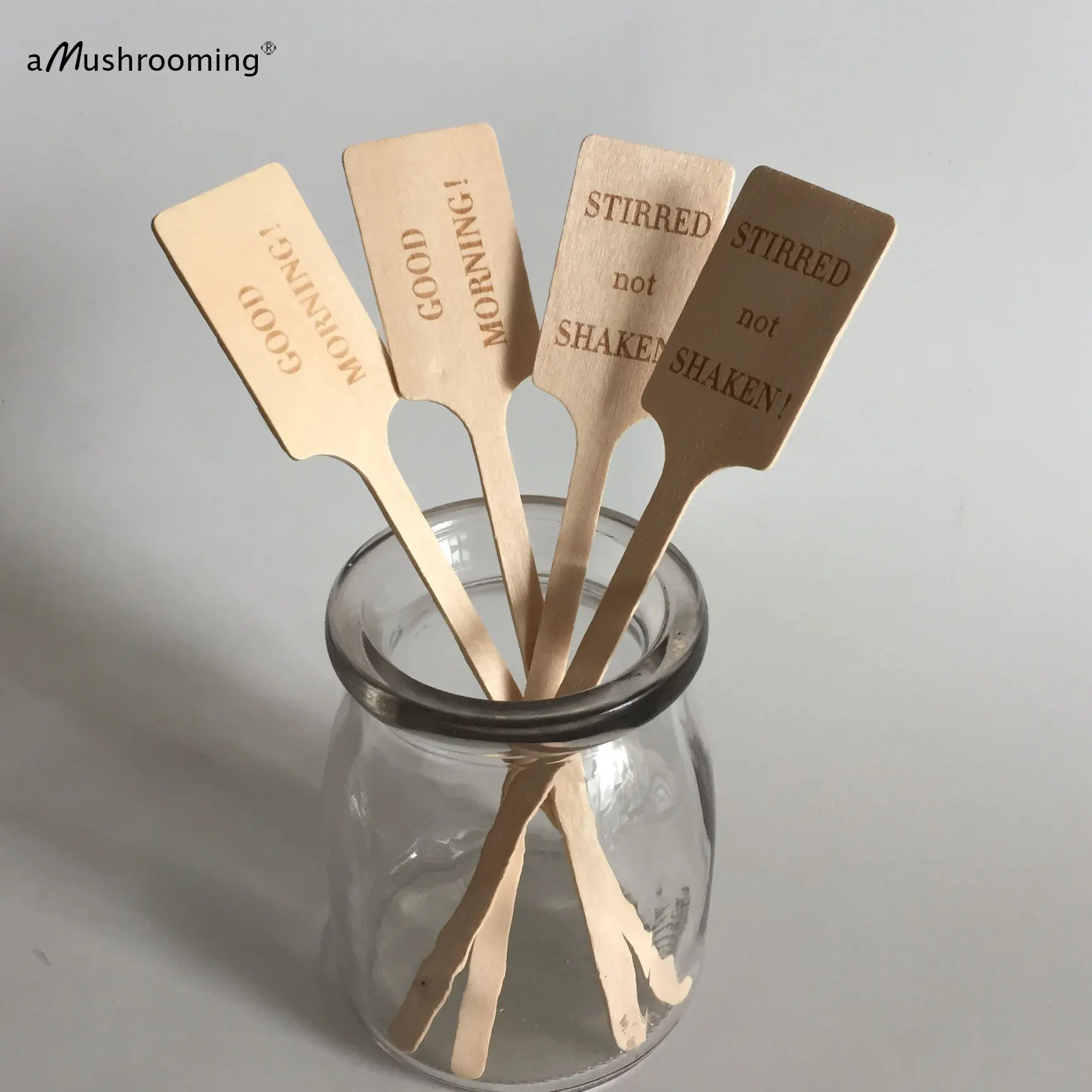 Уникальные аксессуары для бара x200 Mason Jar палочки напитков коктейлей деревянные