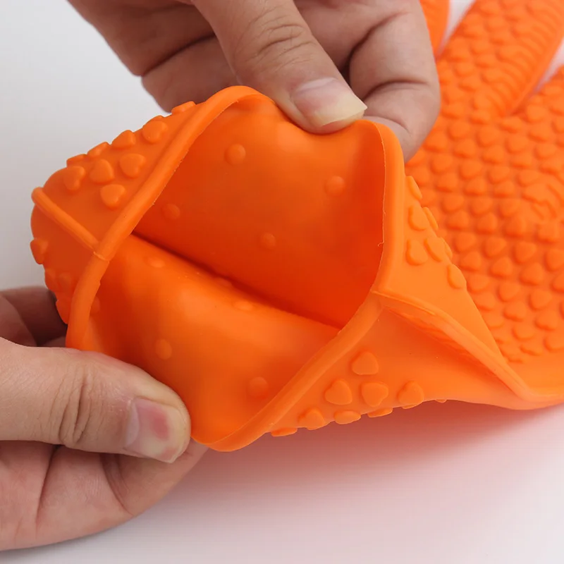 Высокое качество термостойкие силиконовые перчатки приготовление Выпекание