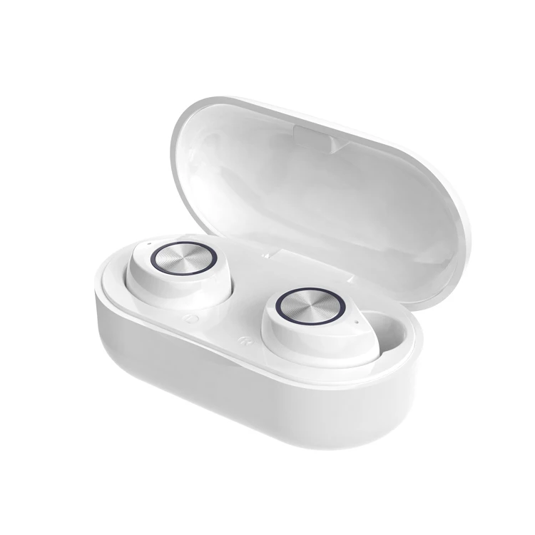 Белый TW60 TWS беспроводные наушники Bluetooth 5,0 Hi-Fi стерео гарнитура сенсорное управление Handsfree Мини наушники встроенный HD микрофон для женщин и девушек - Цвет: Белый