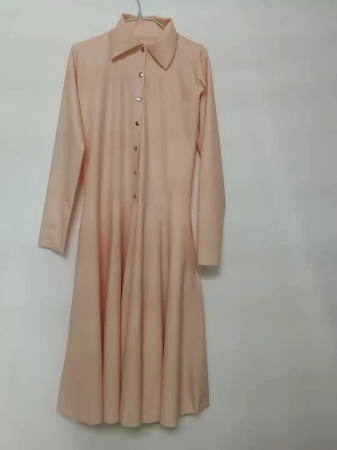 Новое поступление детский розовый латексный Тренч до колена Одежда Дождевик