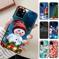 Christmas NEW Year Silicone Cell Phone Cover For IPhone Pro Max Plus 2020 Case