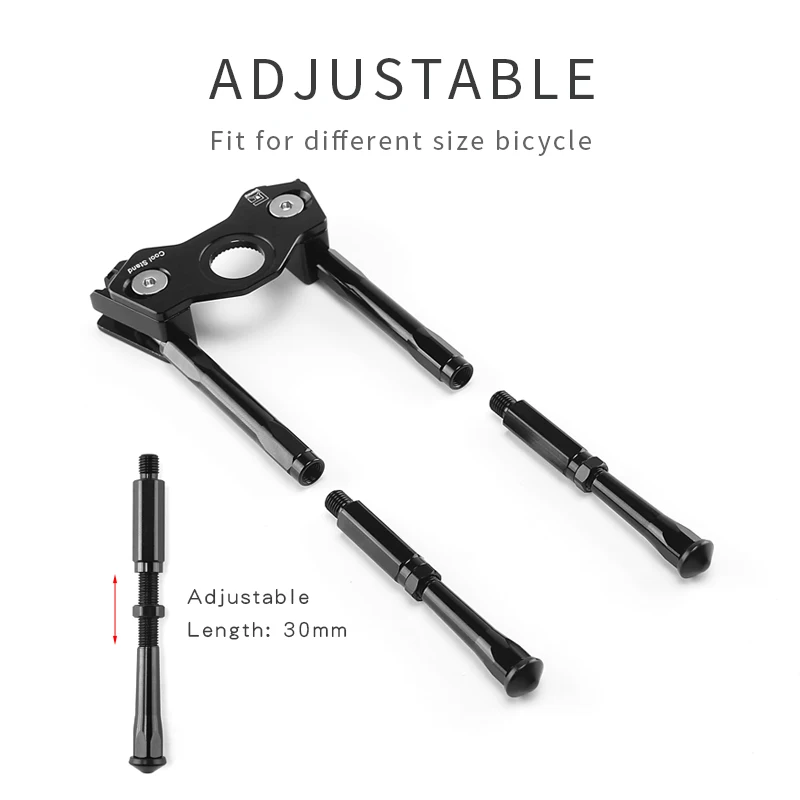 Горная дорога велосипед Kickstand Kick Stand сплав двойные ножки стояночный стенд|Педаль