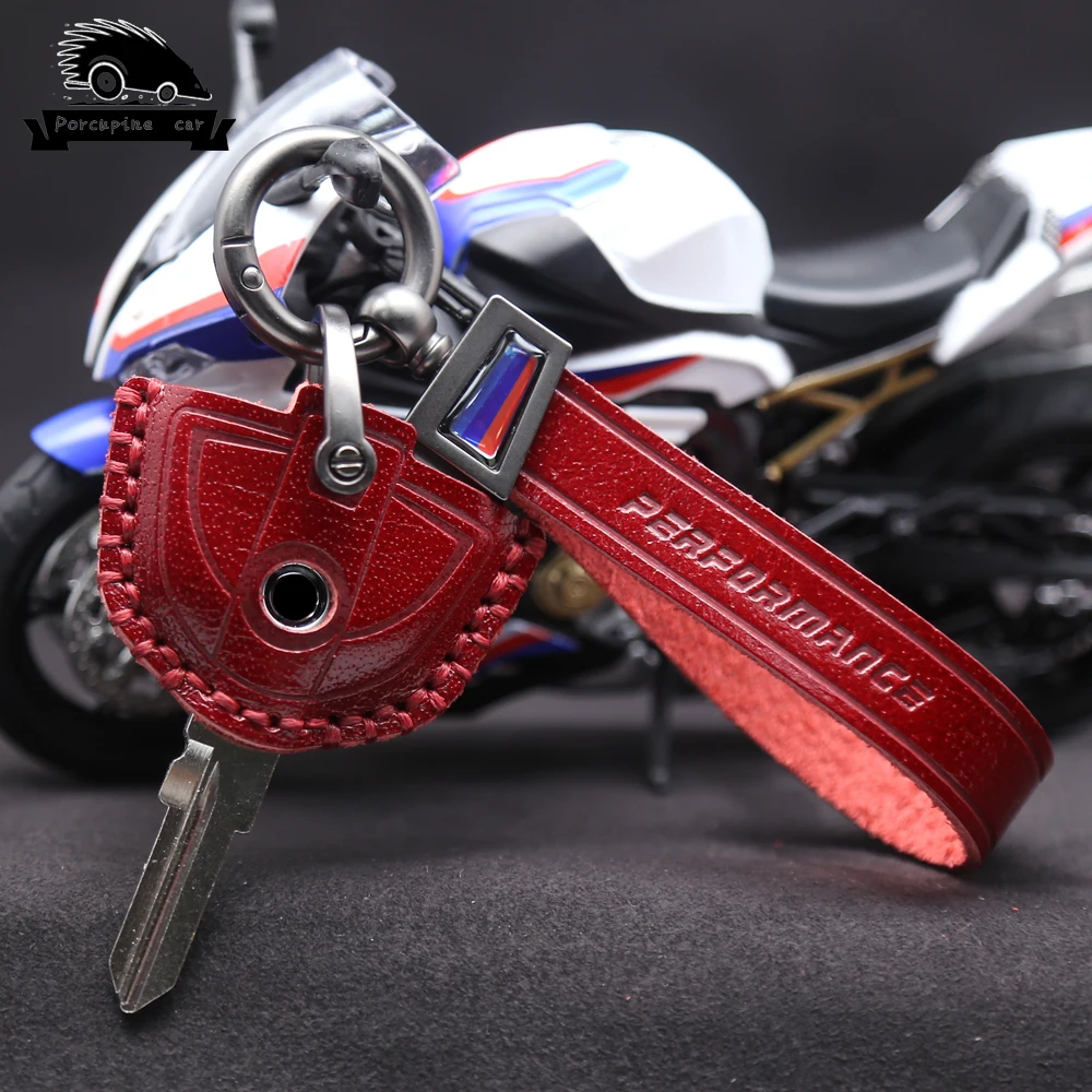 Motorcycle High-end leather Key Case Cover For BMW G310 F650GS F700GS F700  F800R F800R R1200RT R1200 RT GS CNC M Performance