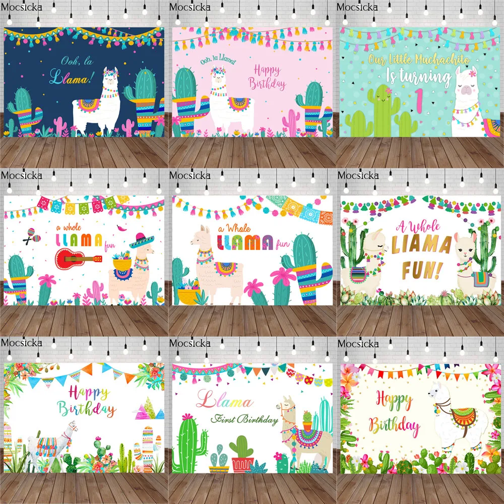 

Mocsicka Альпака кактус на день рождения фон ребенка портрет фото на заказ Содержание реквизит для украшения вечеринки фон для фотографии