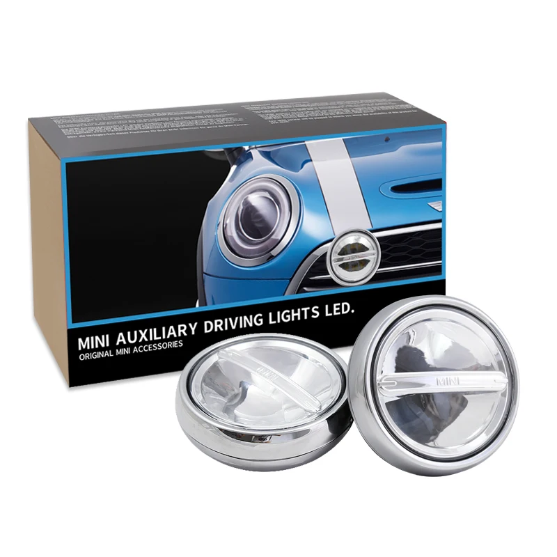 Хромированная отделка светодиодный фонарь для ралли MINI Cooper передний бампер