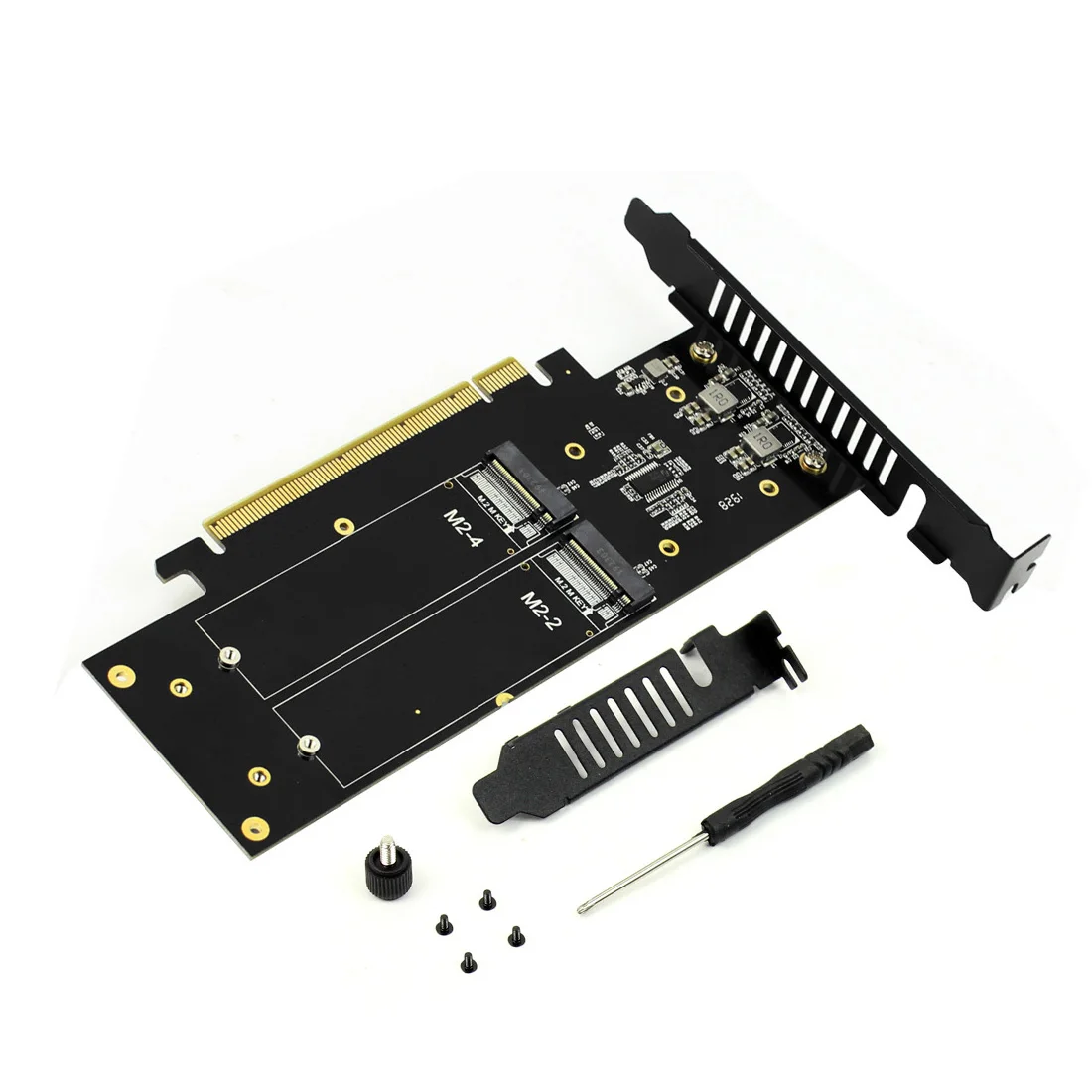 JEYI iHyper Pro m.2 X16 до 4XPCIE3.0 GEN3 4 * RAID CARD PCI E VROC M.2X16 M2X16 4XX4 для NVME RAID|Платы расширения| |