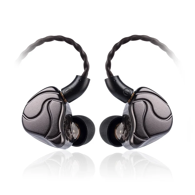 Наушники вкладыши SHUOER S10 1DD + 2BA гибридные Hi Fi DJ мониторы спортивные наушники для