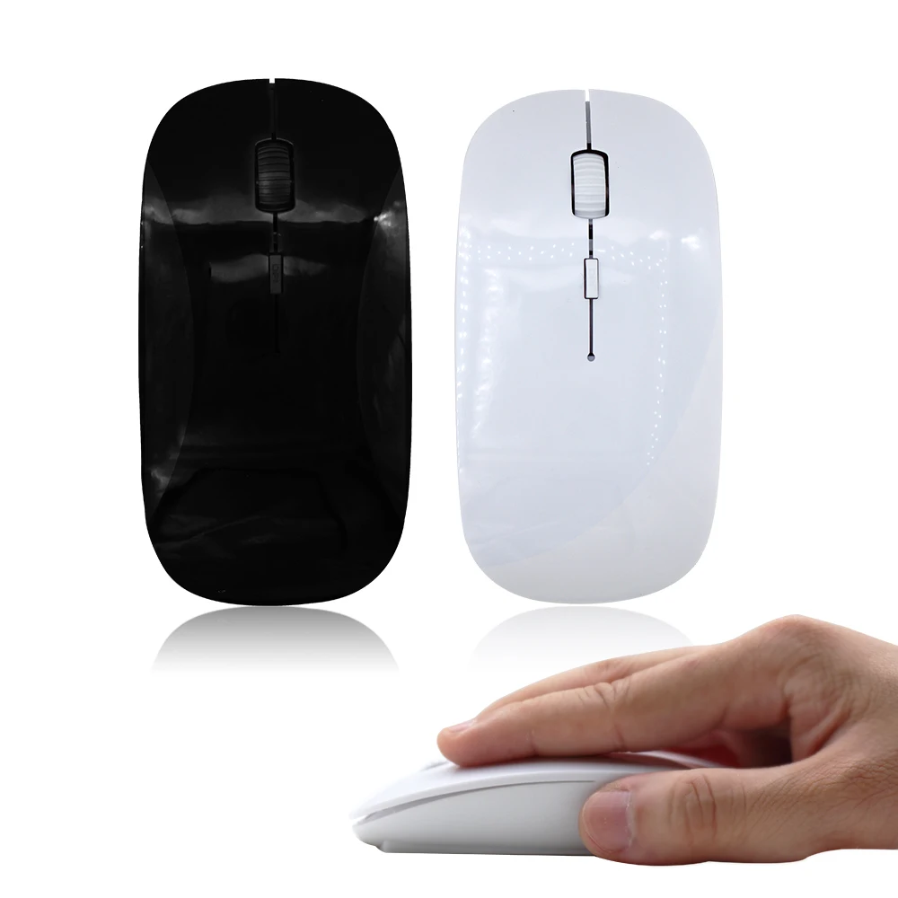 

Wireless Computer Mouse 1600 DPI USB Optical 2.4G Receiver Super Slim Mouse For PC Laptop