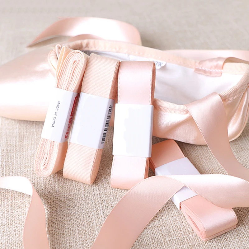 USHINE/профессиональные высококачественные атласные балетки с лентами Балетки на