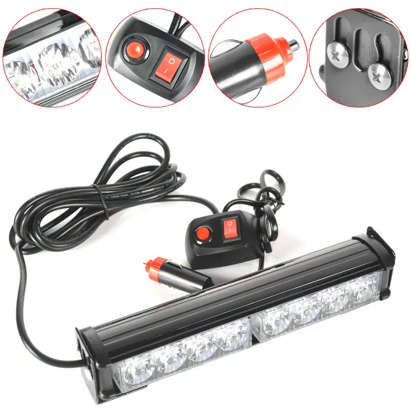 8 светодиодный Автомобиль чрезвычайной предупредить движения Advisor мерцающий