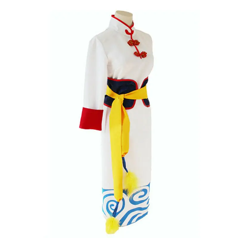 Аниме гинтама Серебряная душа Кагура Косплей Костюм Cheongsam Хэллоуин вечерние