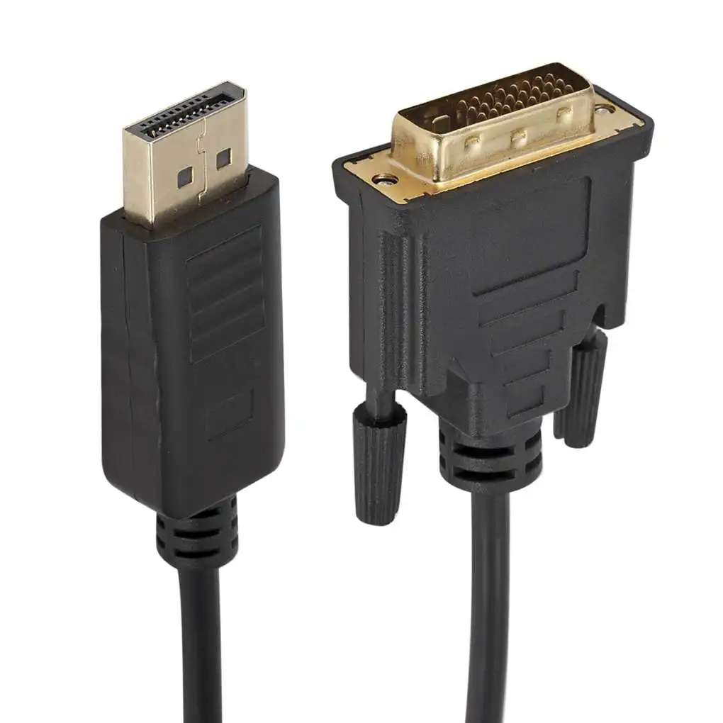 1 8 м Профессиональный переходник DP в DVI шнур с портом дисплея штырь на DVI-D 24 +