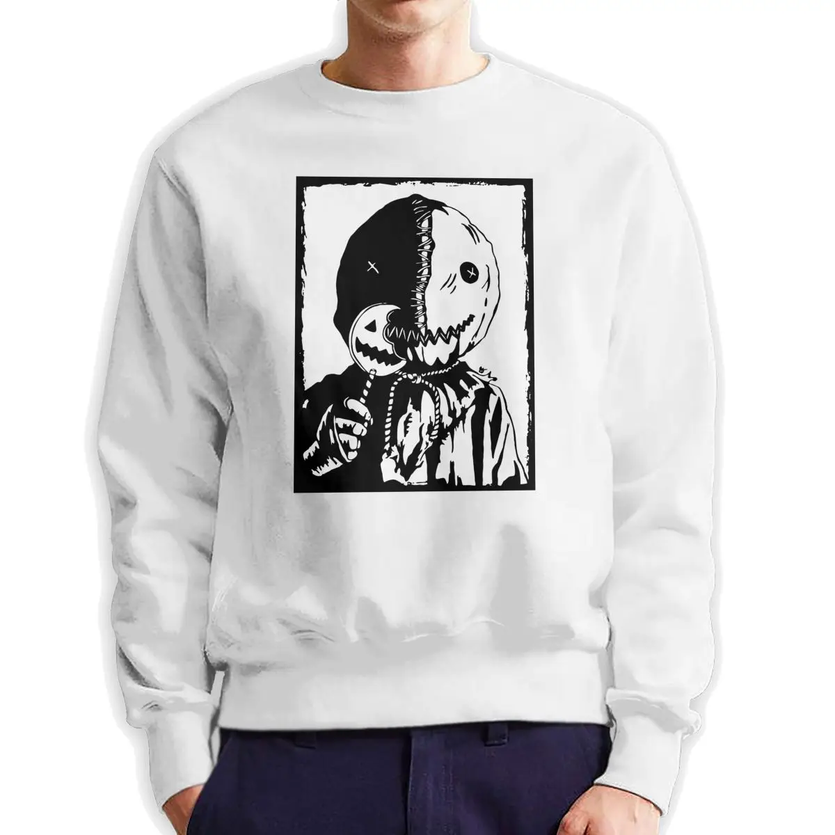 

Men Sack Boy Halloween Hoodie Crazy Pumpkin Sweatshirts 100% Organic Cotton Premium Quality Pullovers Clothing