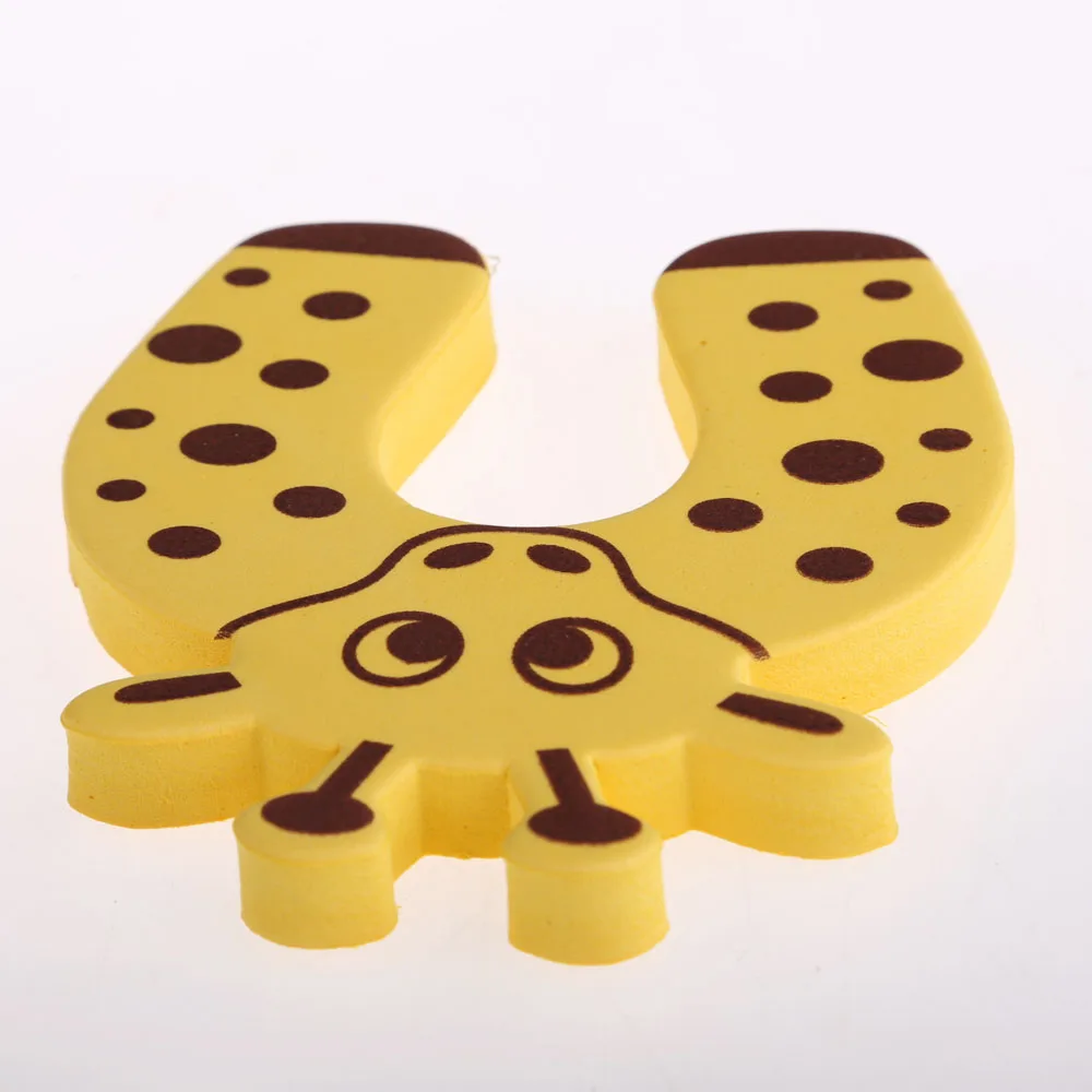 Pinza de seguridad con dibujos animados para puerta de ni&ntilde;o, tap&oacute;n de seguridad de mano, Animal bonito, Clip de seguridad para beb&eacute;, 10 unids/set por juego-5
