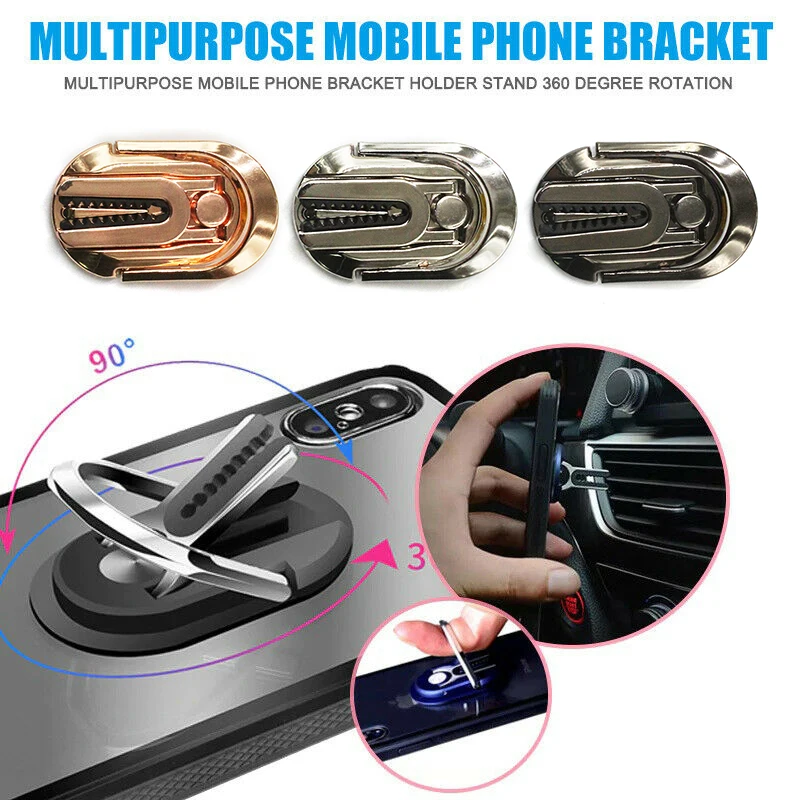 Car Accessories Universal Multipurpose Mobile Phone Bracket Expanding Stand Finger Holder For IPhone Samsung Xiaomi | Автомобили и