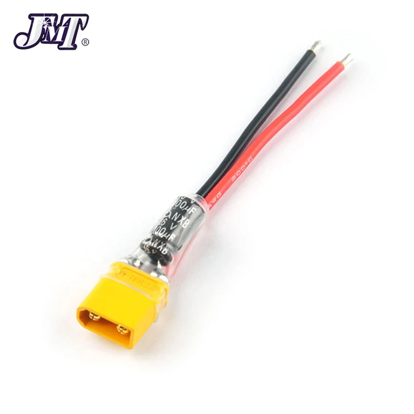 Контроллер полета JMT Play F4 1-2S 4 в 1 бесщеточный ESC 5A BL_S + кабель питания 100F