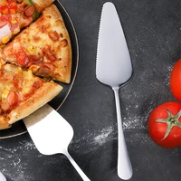 cake shovel triangle cake cutter sawtooth pizza knife cheese baking tools pizza cutters stainless steel kitchen accessories