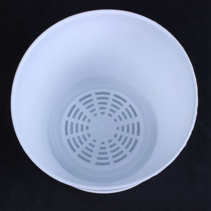 Горячая продажа пластиковый цветочный горшок для растений с блюдце поддон