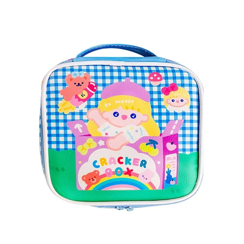 

Large Capacity Cartoon Cosmetic Brush Box Fashion Cute School Student Pencil Pen Case Bags for Gilrs Makeup Storage Pouch